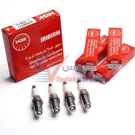 تصویر شمع ایریدیوم لیزری پایه بلند برند NGK (بسته ۴عددی) ا NGK Spark Plugs ILFR6T11 92815 NGK Spark Plugs ILFR6T11 92815