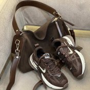 تصویر کیف و کفش زنانه قهوه ای پرفروش 