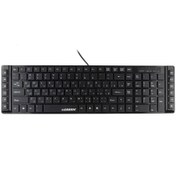 تصویر کیبورد با سیم گرین مدل GK301 مالتی‌مدیا 