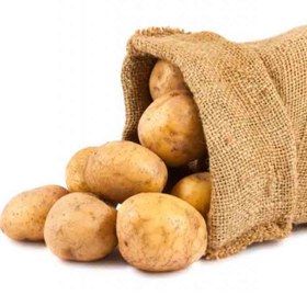 تصویر سیب زمینی ارگانیک درشت فله دستچین 