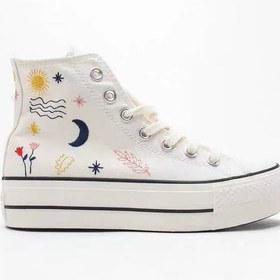 تصویر Platform Embroidered Converse 