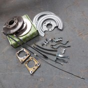 تصویر پک کامل قطعات تبدیل اکسل کاسه ای به دیسکی ELX بدون کالیپر 