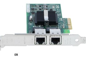 تصویر کارت شبکه Intel دو پورت PCIe گیگابیت مدل EXPI9402PT 82576 