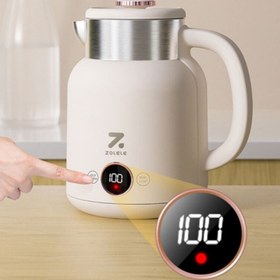 تصویر کتری برقی و چای ساز شیائومی مدل ZOLELE Smart Electric Kettle HK152 ظرفیت 1.5 لیتر 