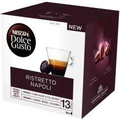 تصویر کپسول قهوه دولچه گوستو ریسترتو ناپولی استایل | Dolce gusto Ristretto Napoli style 