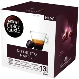 تصویر کپسول قهوه دولچه گوستو ریسترتو ناپولی استایل | Dolce gusto Ristretto Napoli style 