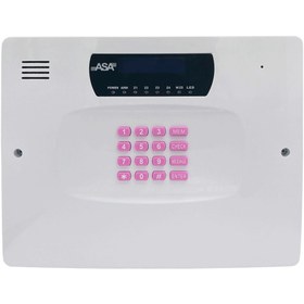 تصویر دزدگیر اماکن سیم کارتی و تلفن آسا بنفش Asa purple alarm system panel