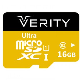 تصویر رم میکرو ۱۶ گیگ وریتی Verity U106 U1 95MB/s بدون خشاب ا Verity U3 Class 10 80MBps microSDHC - 16GB Verity U3 Class 10 80MBps microSDHC - 16GB