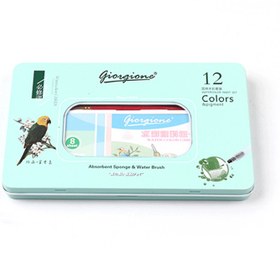 تصویر آبرنگ 12 رنگ giorgione 