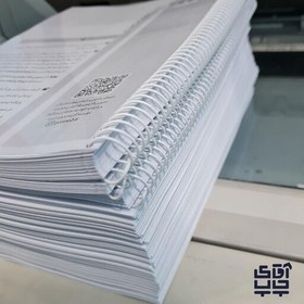 تصویر پرینت سیاه سفید دو رو A4 