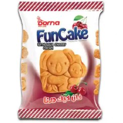 تصویر فان کیک عروسکی 35گرمی دُرنا آلبالویی (24عددی) 