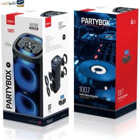 تصویر سیستم صوتی حرفه‌ایی 1007 هیسکا MULTIMEDIA PARTYBOX SPEAKER 1007