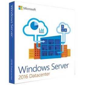 تصویر نرم افزار مایکروسافت ویندوز سرور 2016 نسخه دیتا سنتر ریتیل ا Windows server 2016 DataCenter Retail Windows server 2016 DataCenter Retail