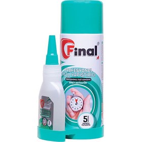 تصویر چسب 123 فاینال مدل fastly حجم 400 میلی لیتر 