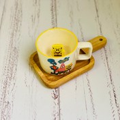 تصویر ماگ سرامیکی طرح اختاپوس (داخل عروسکی) 