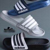 تصویر دمپایی زنانه آدیداس مدل 101 سایز ۳۸ تا ۴۰ رنگ سبز، مشکی و سرمه ای 