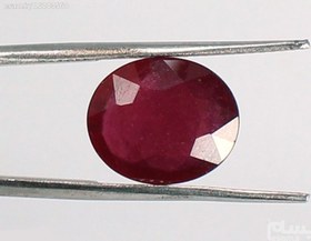 تصویر یک قطعه یاقوت سرخ اصلی خوشرنگ که تراش الماس خورده است  این محصول دارای شناسنامه می باشد ا یاقوت سرخ code 5514 یاقوت سرخ code 5514