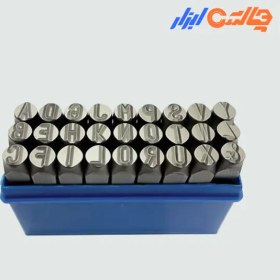 تصویر پانچ حروف 27 عددی سایز 8 تندیس 