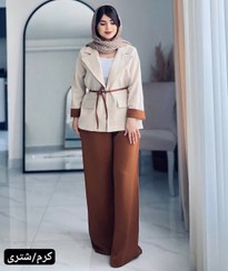 تصویر مانتو شلوار درناز فری سایز ۳۸تا۴۶ 
