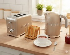 تصویر ست کتری برقی و توستر یواکین طرح اسمگ 