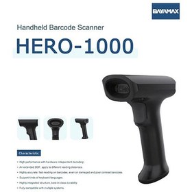 تصویر بارکدخوان دو بعدی Bayamax Hero 1000 