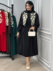 تصویر پیراهن ژیله دار شهناز کد : 6068 
