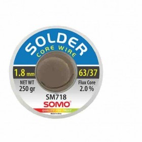 تصویر سیم لحیم سومو 1.8 میلیمتر 250 گرم مدل SOMO SM718 solder wire