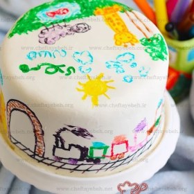 تصویر ماژیک خوراکی مشکی ۲ عددی 