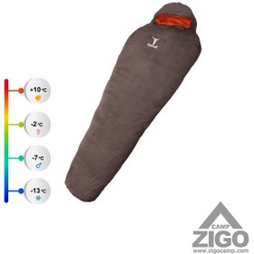 تصویر کیسه خواب کله گاوی مدل JILO 550 Pekynew model JILO 550 sleeping bag