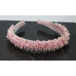 تصویر تل مو منجوق دوزی ۴ ردیفه کریستالی 