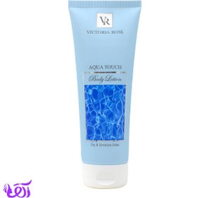 تصویر لوسیون بدن ویکتوریا رز مدل AQUA TOUCH حجم 250ML 