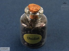 تصویر تندیس ابسیدین سنگ ریزه کد 33541 