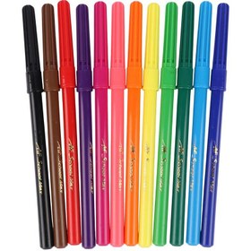 تصویر ماژیک نقاشی 12 رنگ اسکول مکس AF850 School Max AF850 12 Color Painting Marker