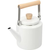 تصویر کتری ایکیا با دسته چوب 