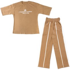 تصویر ست تیشرت و شلوار زنانه مدل یگانه 