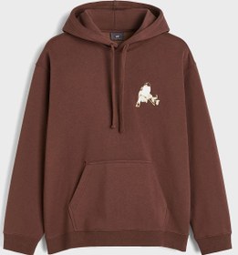 تصویر هودی با فیت معمولی برند H&M Regular Fit Hoodie