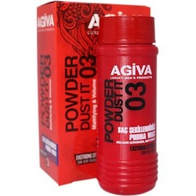 تصویر پودر حالت دهنده مو آگیوا 03 رنگ قرمز AGIVA AGIVA POWDER DUSTIT 03