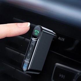 تصویر فرستنده صدا بیسوس مدل Qiyin AUX Car Bluetooth 