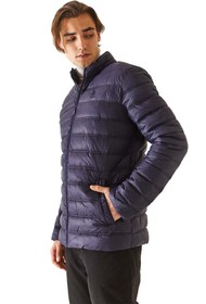 تصویر کاپشن مردانه آبی سرمه ای U.S. Polo Assn. | 50269095-VR033 اورجینال 