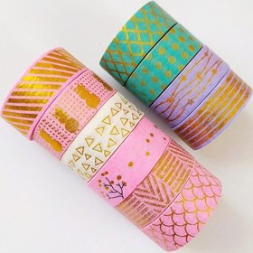 تصویر چسب واشی طلاکوب 