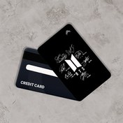 تصویر استیکر کارت بانکی مدل بی تی اس (BTS) کد CAA20-K 