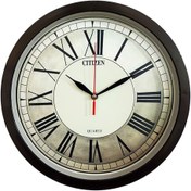 تصویر ساعت دیواری سیتیزن مدل روزنامه ای سایز ۳۱ 