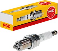 تصویر شمع پایه کوتاه ان جی کا BKR6E لیبل همیار 