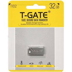 تصویر فلش مموری تی گیت مدل T-GATE 102 ظرفیت 32GB FLASH T-GATE T102 32GB