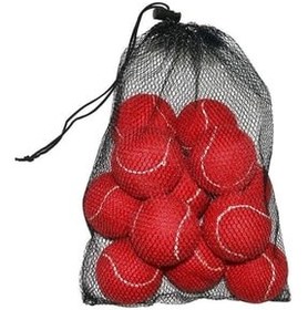 تصویر توپ تنیس 12 تمرینی قرمز Werkon 