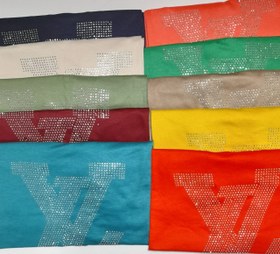 تصویر تیشرت نگینی lv تک - صدفی 