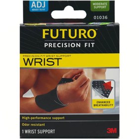 تصویر مچ بند چسبی فوتورو کد 01036 مدل 2064 Precision Fit Wrist Support 2064-01036 ADJ