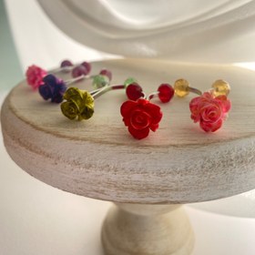 تصویر گیره رز کریستال 