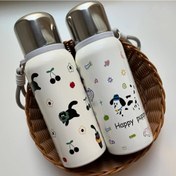 تصویر فلاسک استیل simple فانتزی ۶۰۰ میل - سگ 