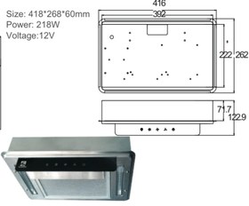 تصویر هود 12 ولت مخصوص کمپر و کاروان 